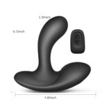 Hellove® Kay Two-headed Prostate vibrating 2 in 1 stimulation massager with wireless remote control