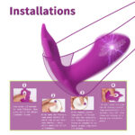 Flame Wireless Wearable Vibrator with Remote Control