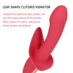 Leaf Shape Clitoris Dual Pulsator