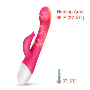 Smart Heating Rechargeable Silicone Rabbit Vibrator