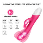 Smart Heating Rechargeable Silicone Rabbit Vibrator