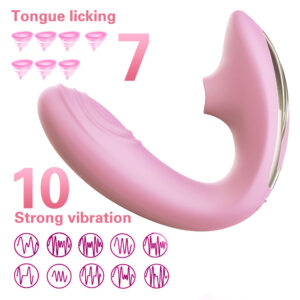 7 tongue licking and 10 strong vibration modes