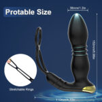 King Ⅱ Prostate Wearable Vibrator With Dual Cock Ring
