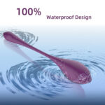 100% Waterproof Design App and Remote Controlled Silicone Love Egg Vibrator