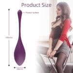 App and Remote Controlled Silicone Love Egg Vibrator Size