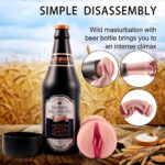 Beer Design Tight Vaginal Stroker  Male Masturbation Cup