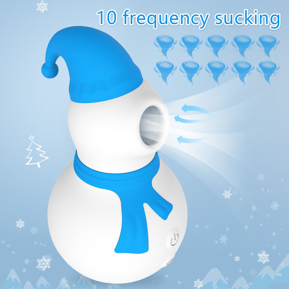 10 Frequency Suction Snowman Sucking Vibrator