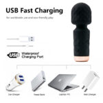 USB Fast Charging Mini Massage Wand Vibrator