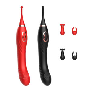Vibrating Dildo with 3 Replaceable Vibrating Heads