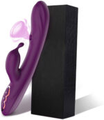 Alpha G-Spot Sucking A-spot and Clitoral vibration Rabbit Vibrator in Purple